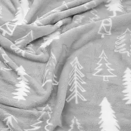 Плед Ardesto Flannel 160х200 см 100% поліестер ялинки pbe0050446 - мініатюра 8
