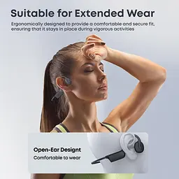 Навушники Langsdom спортивні бездротові кісткові BE-25 Pro Open-Ear з кістковою провідністю для спорту та бігу - мініатюра 3