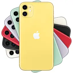 Смартфон Apple iPhone 11 64 GB Yellow (Grade B) Seller Refurbished - мініатюра 2