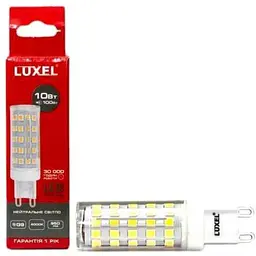 Лампа світлодіодна LUXEL 10W G9 LED 220V 4000K (G9-10N)