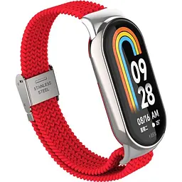 Ремінець ArmorStandart Braided Solo Loop для Xiaomi Smart Band 8 / 9 / 10 Red (ARM69927) [94768] - мініатюра 2