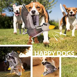М'яка іграшка для собак Wild Goose Rope Squeaker - мініатюра 7