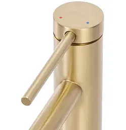 Змішувач для умивальника Rea Foss gold brushed високий (REA-B5319) - мініатюра 4