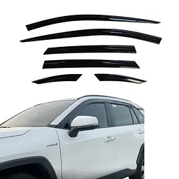 Дефлектори вікон ветровики для Toyota Rav 4 2018- 6 шт (Auto Clover) AC C029