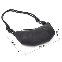 Жіноча напівкругла сумка з натуральної шкіри Vintage 25х14х4 см sum0027521 - мініатюра 4