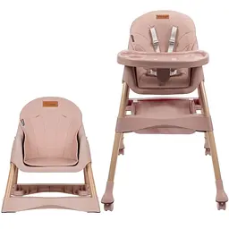 Стільчик для годування Kidwell KARIMI Pink - мініатюра 6