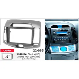 Перехідна рамка Hyundai Elantra, Avante Carav 22-065 - мініатюра 4