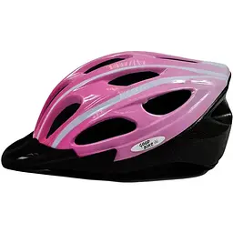 Шлем велосипедный "GOOD BIKE" L 58-60 см розово/белый (88855/1-IS)