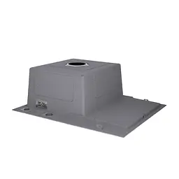 Кухонна мийка інтегрована Lidz Handmade H6350R крило праворуч (LDH6350BRUR45587) Brushed Steel 3,0/1,0 мм, Нержавіюча сталь - мініатюра 5