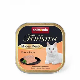 Вологий корм для кішок Animonda Vom Feinsten Adult Turkey + Salmon з індичкою та лососем 100 г (арт.AM-83048)