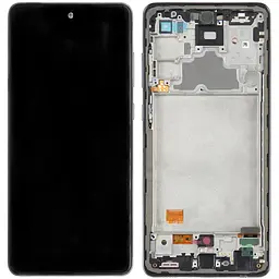 Дисплей Samsung A725 Galaxy A72/A726 чорний, TFT без функції відбитка пальця, з рамкою, Awesome Black