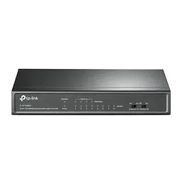 Комутатор TP-LINK TL-SF1008LP, чорний, 8-портовий, 10/100 Мбіт/с, 4xPoE+, IEEE 802.3af/at
