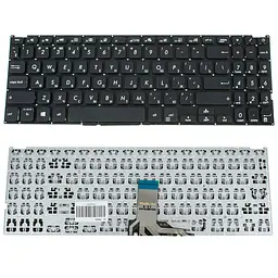 Клавіатура для ноутбука ASUS (X509 series) rus чорний без фрейма