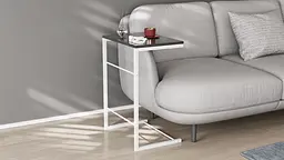 Столик Террі 650x440x330 Білий метал ДСП Сосна Кембра 16мм FRD-104657