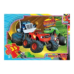 Пазли дитячі G-toys "Blaze" Блейз ZE017, 35 елементів