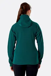Толстовка Rab Women's Capacitor Hoody 14 Темно-бірюзовий - мініатюра 2