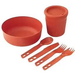 Набір посуду Sea To Summit Passage Dinnerware Sett 1P 6 предметів Spicy Orange (1033-STS ACK037051-120816)