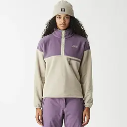 Реглан флісовий Picture Organic Arcca 1/4 Women XL Білий-Фіолетовий