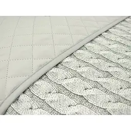 Набір покривало 212х240 + 2 подушки 40х40 "Grey Braid" (К_993.52У_Grey Braid) - мініатюра 3