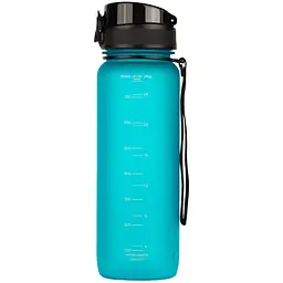 Пляшка для води UZspace Colorful Frosted 800 мл яскраво-блакитна (3053) - мініатюра 2