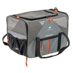 Сумка-перенесення для котів та собак Ferplast Voyager Carrirer 350 сіра до 15 кг 45x30x33 см 85734321