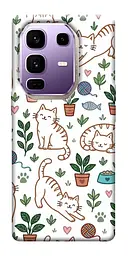 TPU чохол Demsky Cats pattern для Infinix Note 50 Pro+