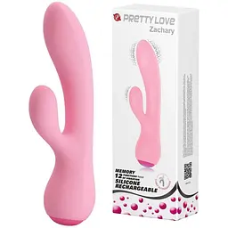 Вібратор Pretty Love Zachary 17.8 см рожевий