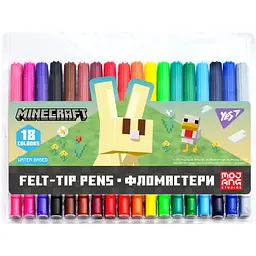 Фломастери Yes Minecraft Spring 18 шт. (650586)