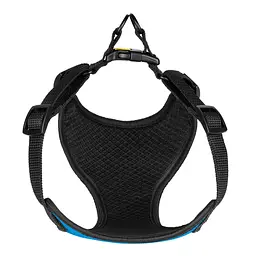 Шлея для собак дрібних порід Bronzedog Sport S 16х14х2 см блакитна - мініатюра 4