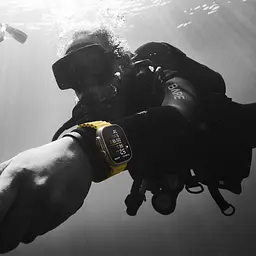 Ремінець силіконовий Hoco iWatch WA12 marine double buckle 42/ 44/ 45/ 49mm жовтий - мініатюра 4
