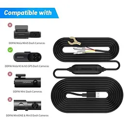 Кабель режиму паркування DDPai XiaomicroUSB Hardwire Xiaomini Kit, N3, N3 GPS - мініатюра 2