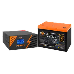 Комплект резервного живлення LogicPower B1500 Black + літієва (LiFePO4) батарея 1280Wh