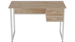 Комп'ютерний стіл Ferrum-decor Таккота 75x120x70 білий ДСП Дуб Артізан 16мм (FRD-102119) - мініатюра 6