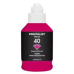 Чорнило PRINTALIST GI-40 для Canon G5040/G6040 190г Magenta водорозчинне (PL40M) - мініатюра 2