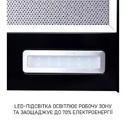Витяжка телескопічна Minola HTL 6615 BL 1000 LED - мініатюра 8