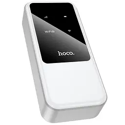 Портативний модем WiFi роутер Hoco HI42 150Mbps (SIM) 2000 mAh White - мініатюра 4