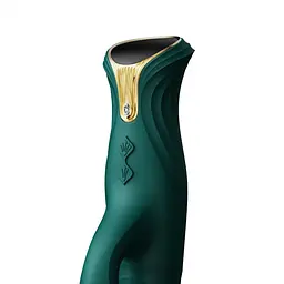 Вібратор-кролик Zalo Mose Rabbit Thruster 25.7 см зелений - мініатюра 11