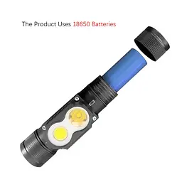Ліхтар налобний акумуляторний PL-101L 5840 Type-C 1х18650 червоне світло (6 режимів) - мініатюра 8