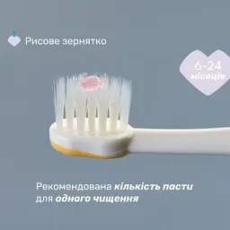 Дитяча зубна щітка Chicco для перших зубів, 6-36 міс., 2 шт. (8058664174713) (12082.11) - мініатюра 4