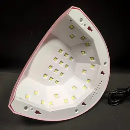 УФ лампа для гель-лаку SUN ONE LED UV Lamp 48 W для полімеризації, нарощування нігтів USB Рожева - мініатюра 4