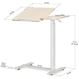 Стіл Hommex Mobidesk Duo USB Maple ( ТН-010-2 Maple) - мініатюра 2