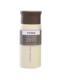 Термос, термокружка Tyeso 350 мл із нержавіючої сталі Beige