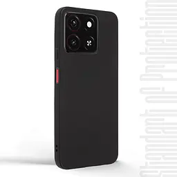 Чехол-накладка для смартфона ZTE Blade A55 4G/A35 4G, противоударный, силиконовый, термополиуретановый (ТПУ), с защитой камеры и корпуса, черный, защита всего корпуса, ArmorStandart (ARM81528) - мініатюра 2