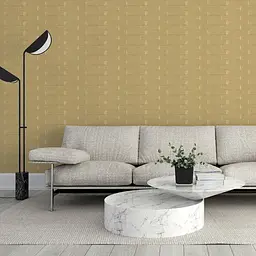 3D панель Sticker Wall самоклеюча кладка жовто-пісочна 700x770x7мм 032 SW-00000010 - мініатюра 5