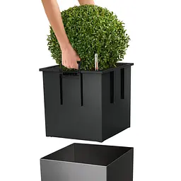 Вазон Lechuza Cube Premium, 31 л, антрацитовий (16363) - мініатюра 3