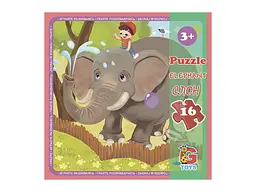 Пазли G-Toys Зоопарк, 16 елементів, LZ08