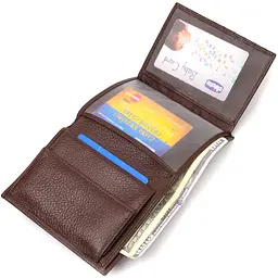 Чоловічий шкіряний гаманець Canpellini 10х13х1 см acs0025700 - мініатюра 4