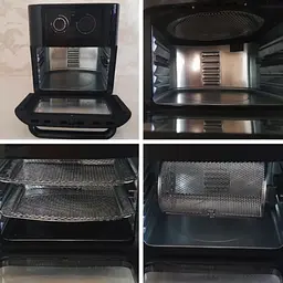 Мультипіч Аерофритюрниця духовка 12L фритюрниця Air Fryer DSP KB-2029 - мініатюра 4