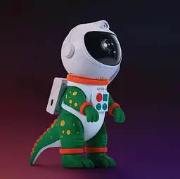 Нічник динозавр астронавт Dinosaur Astronaut Space Projector - мініатюра 3