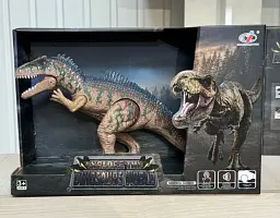 Фігурка динозавра Тиранозавр коричневий Dino Toys 55231 зі звуком - мініатюра 7